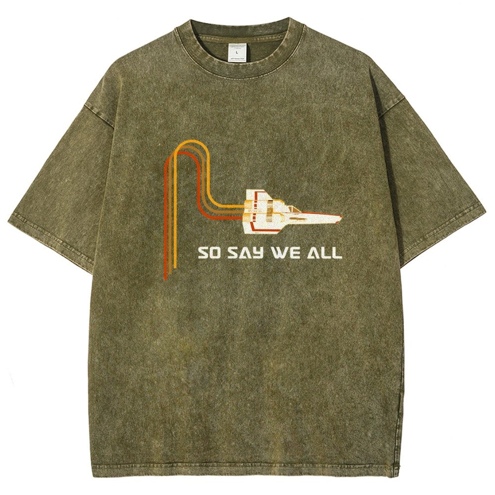 So Say We All Vintage Distressed T-shirt