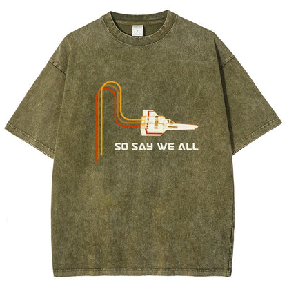 So Say We All Vintage Distressed T-shirt