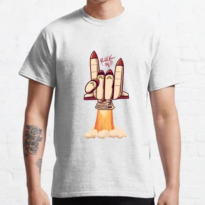 Rock On Rocket  Geeky T-Shirt