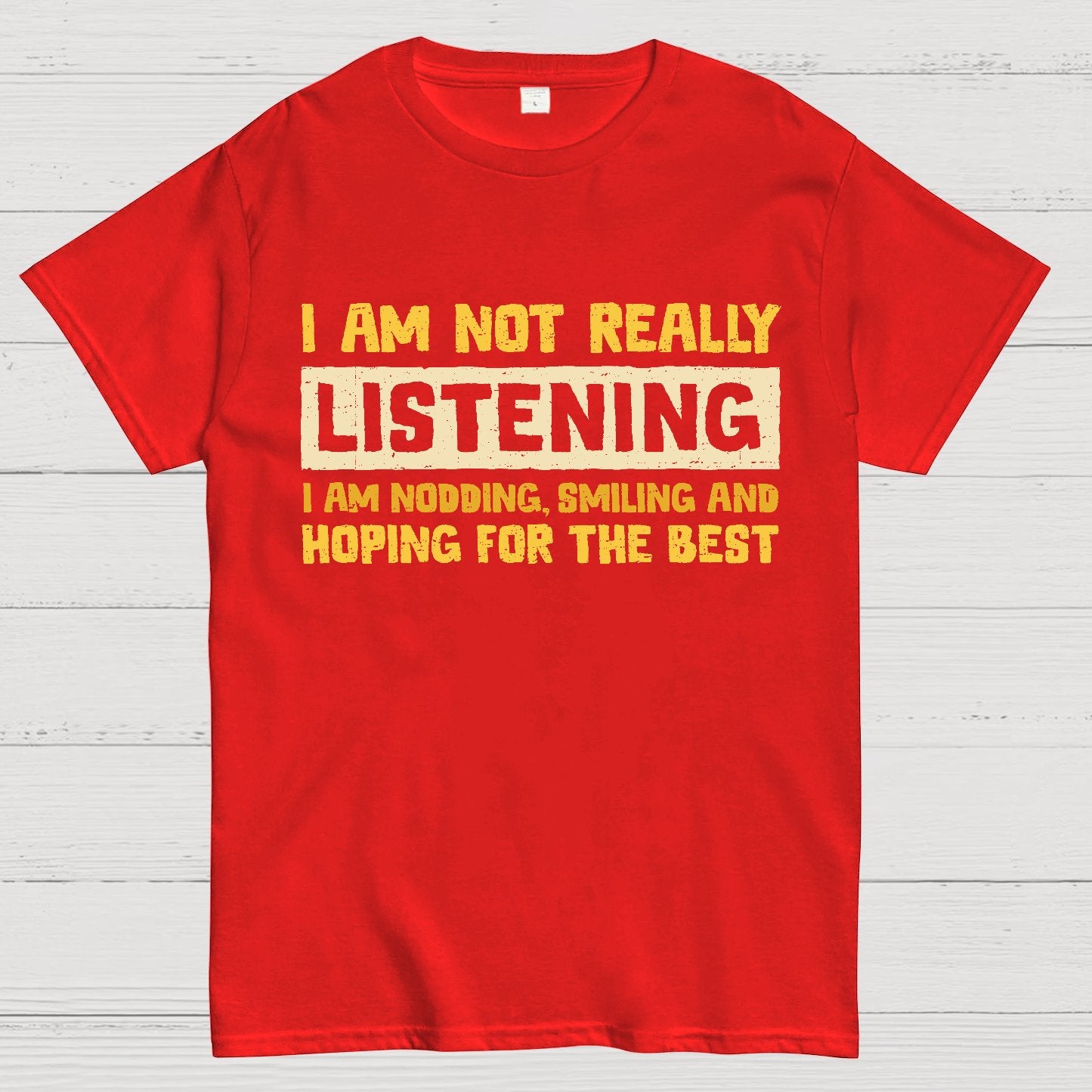 Hoping For The Best Geek T-Shirt