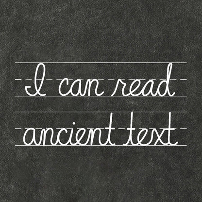 Ancient Text Vintage Distressed T-shirt