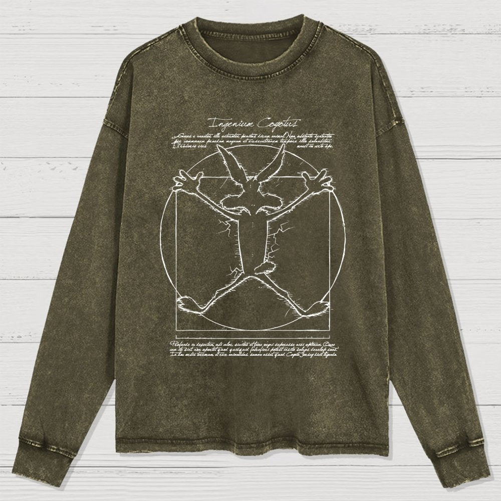 Coyotus Washed Long Sleeve Tee