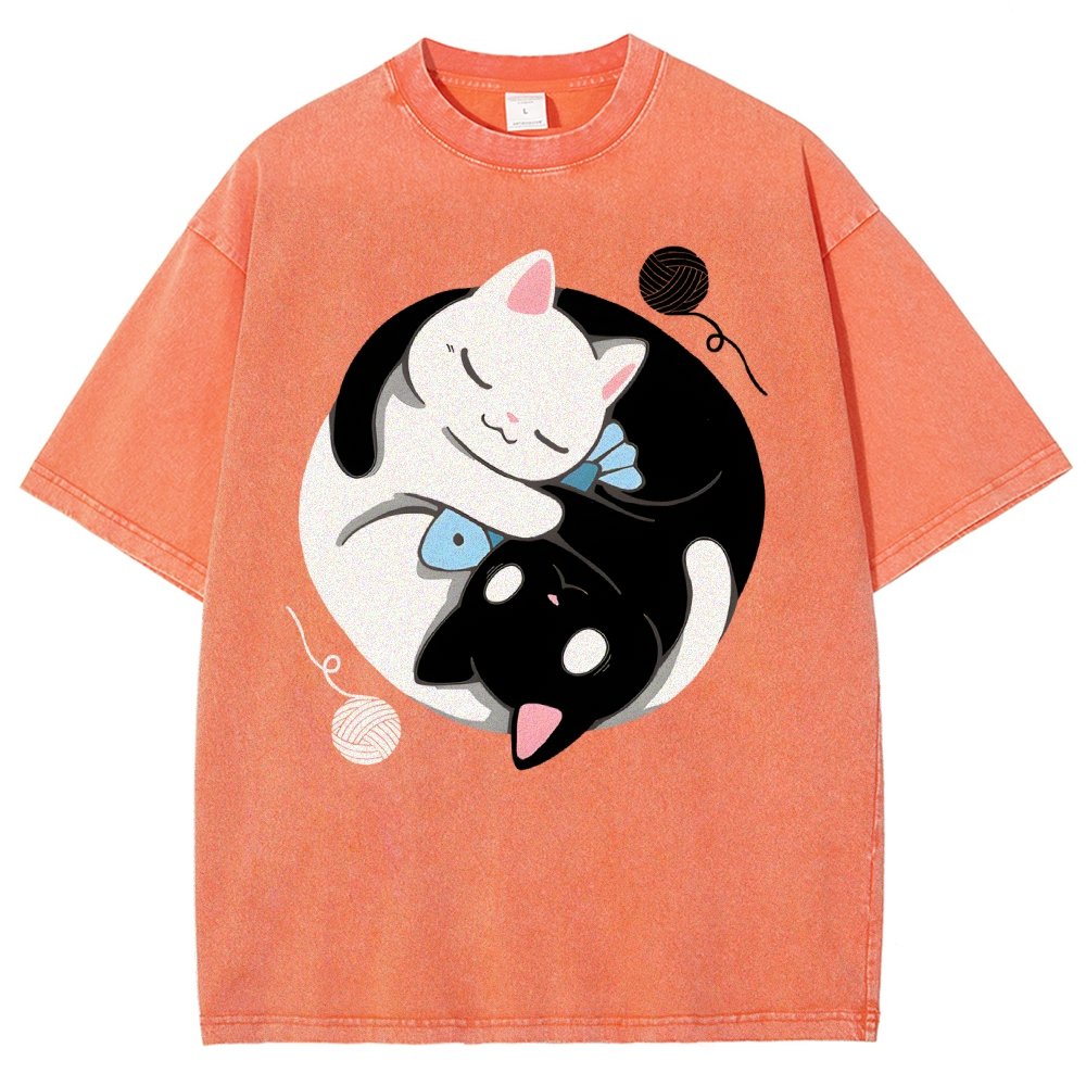 Balance Kittens Vintage Distressed T-shirt