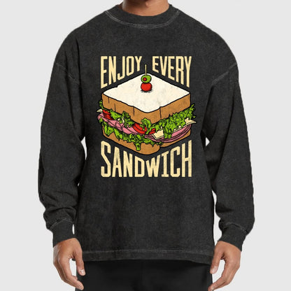Enjoy Every Sandwich Washed Long Sleeve Tee