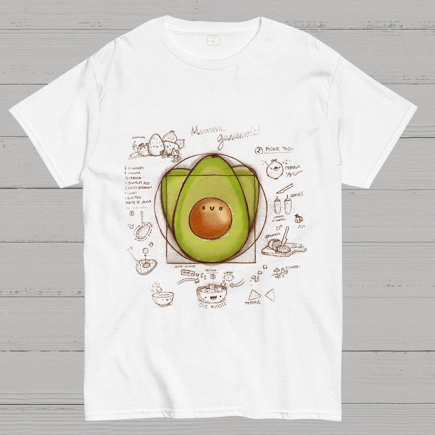 Divine Avocado Recipe Geek T-Shirt