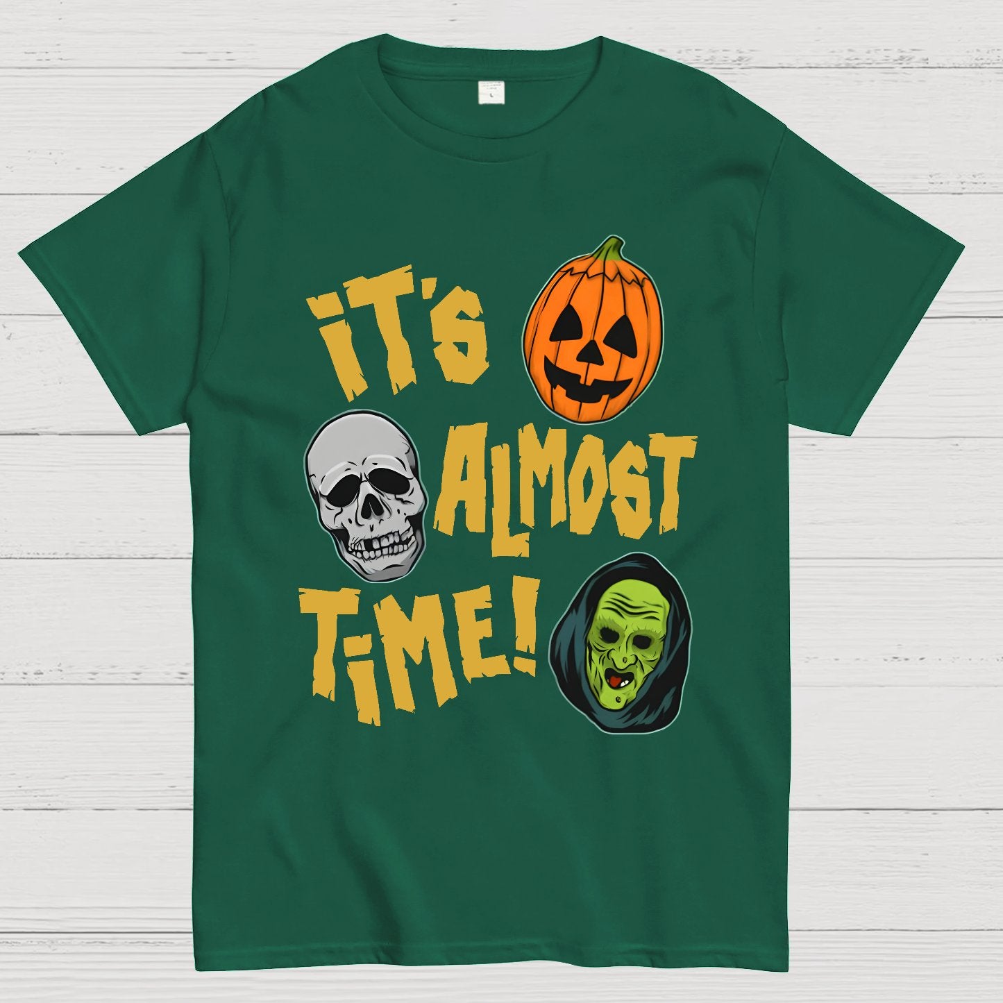 It‘s Almost Time ﻿Halloween Geeky T-Shirt