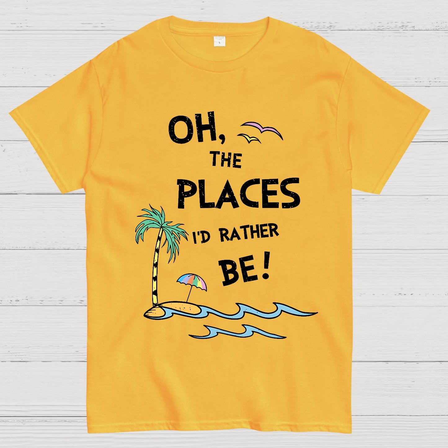 Oh the Places I'd Rather Be Geek T-Shirt