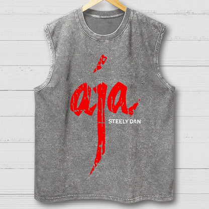 Aja Vintage Distressed Washed Tank