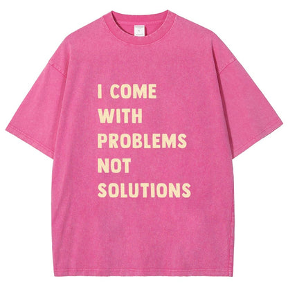 I Come With Problems Vintage Distressed T-shirt