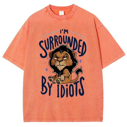 Surrounded by Idiots Vintage Distressed T-shirt