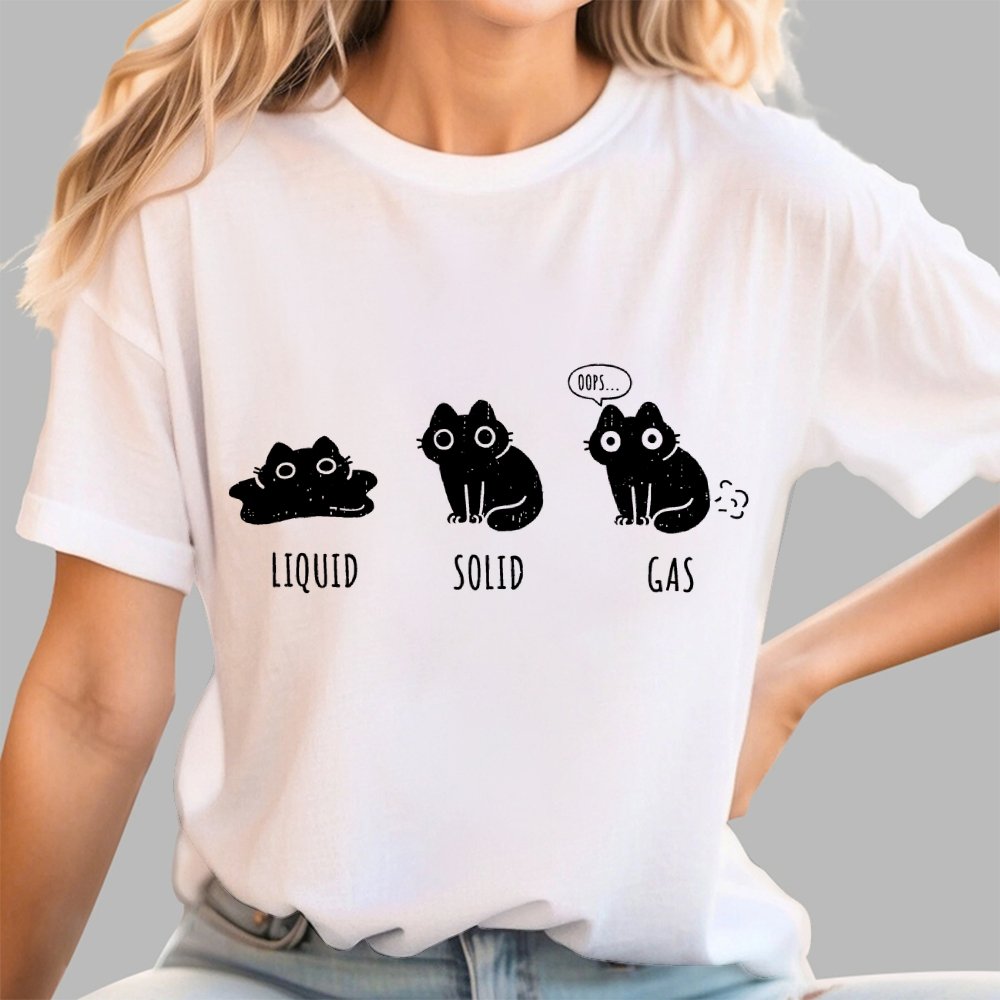 States of Cat Geek T-Shirt
