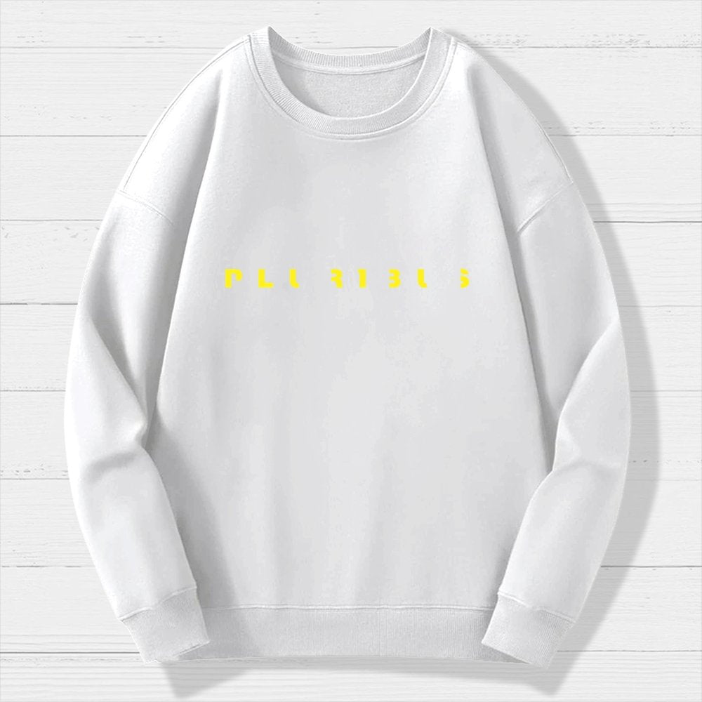 Pluribus Extraterrestrial Minimal Geek Cotton Sweatshirt