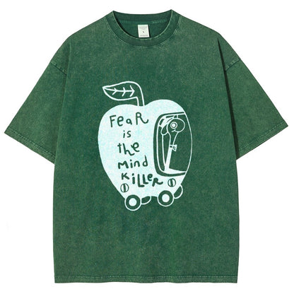 Fear Is The Mind Killer Vintage Distressed T-shirt