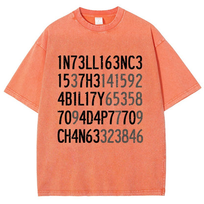 Intelligence Vintage Distressed T-shirt