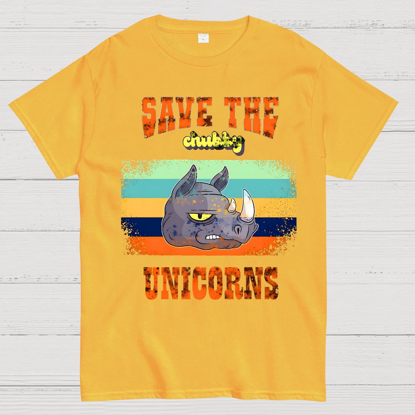 Save the Chubby Unicorns Geek T-Shirt