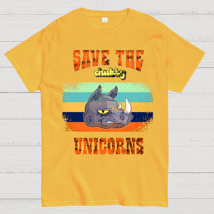 Save the Chubby Unicorns Geek T-Shirt