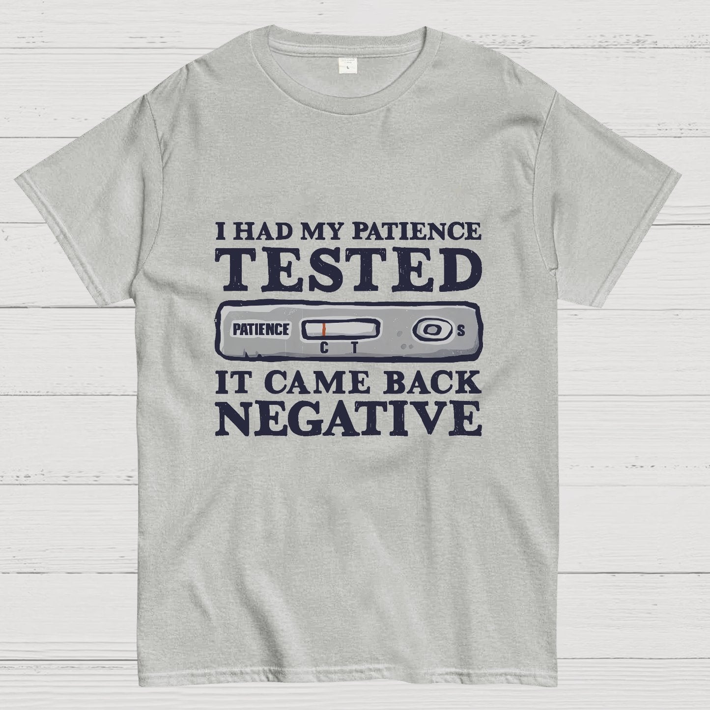I Had My Patience Tested (Science) Geeky T-Shirt