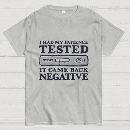 I Had My Patience Tested (Science) Geeky T-Shirt