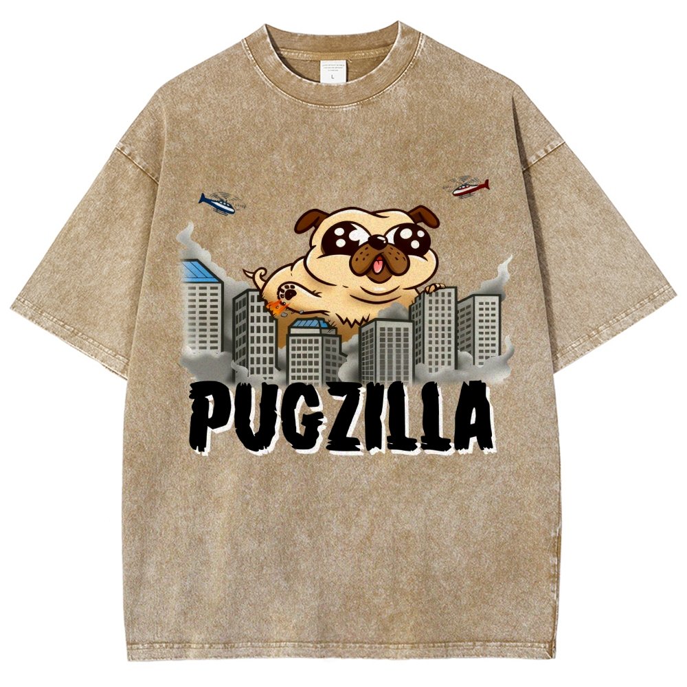 Pugzilla Vintage Distressed T-shirt