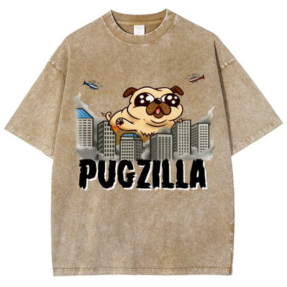 Pugzilla Vintage Distressed T-shirt