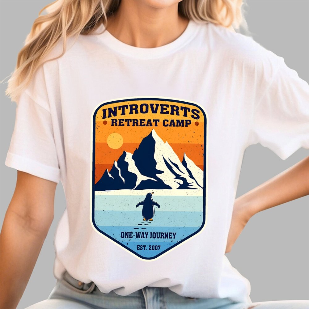 Introverts Retreat Camp Geek T-Shirt