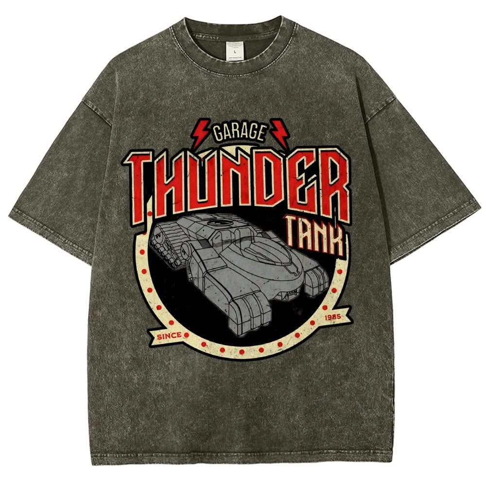 Thunder Tank Garage Buy Now Vintage Distressed T-shirt