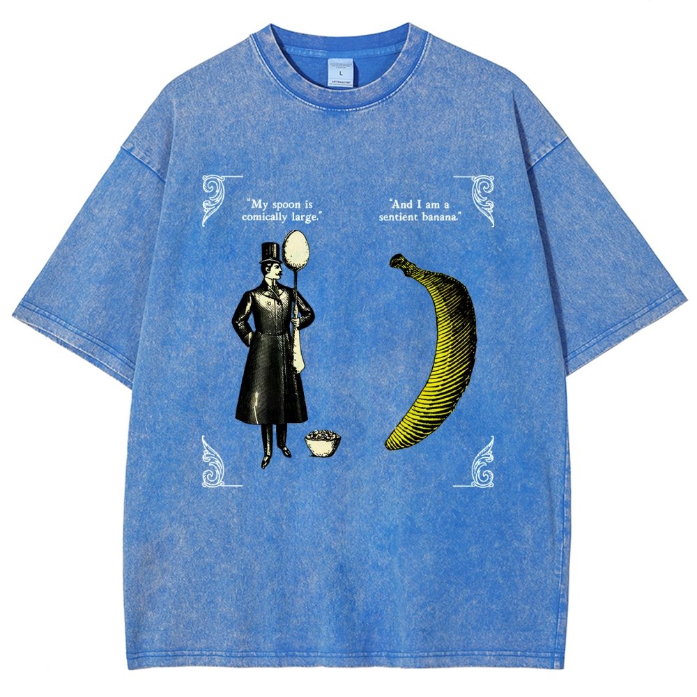 The Olde Joke Of A Big Spoon And A Banana Vintage Distressed T-shirt