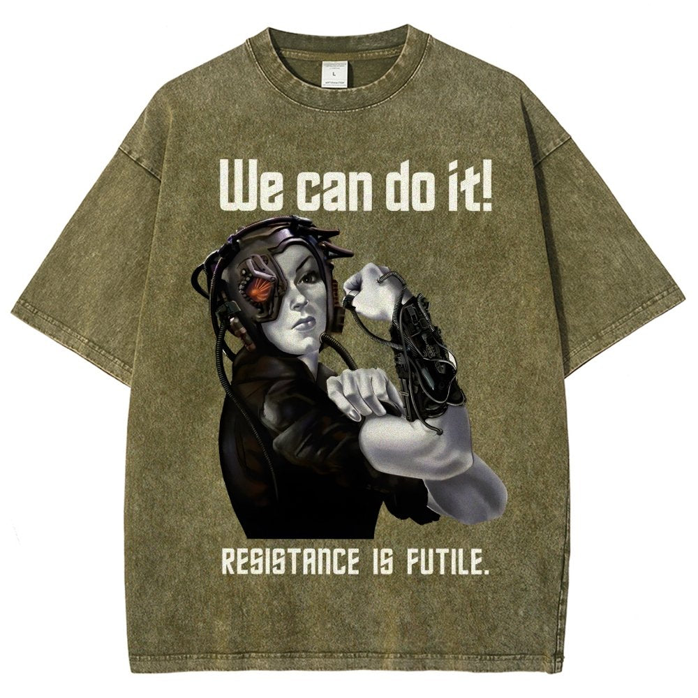 We Can Do It Opposing Is Hopeless Vintage Distressed T-shirt