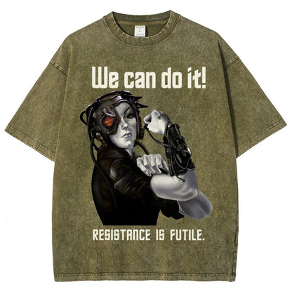 We Can Do It Opposing Is Hopeless Vintage Distressed T-shirt