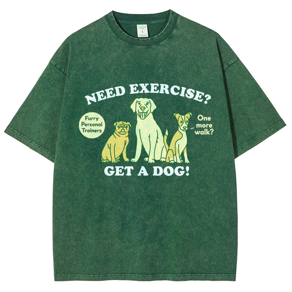 My Dog is My Personal Trainer Vintage Distressed T-shirt