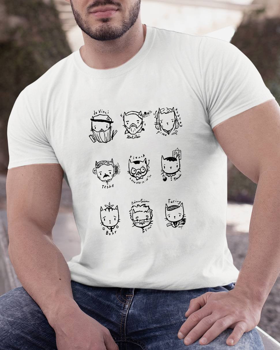 Mad Science Cats Geeky T-Shirt