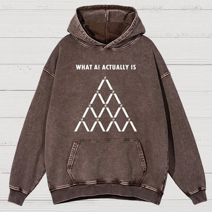 Artificial Intelligence Machine Learning Vintage Distressed Hoodie