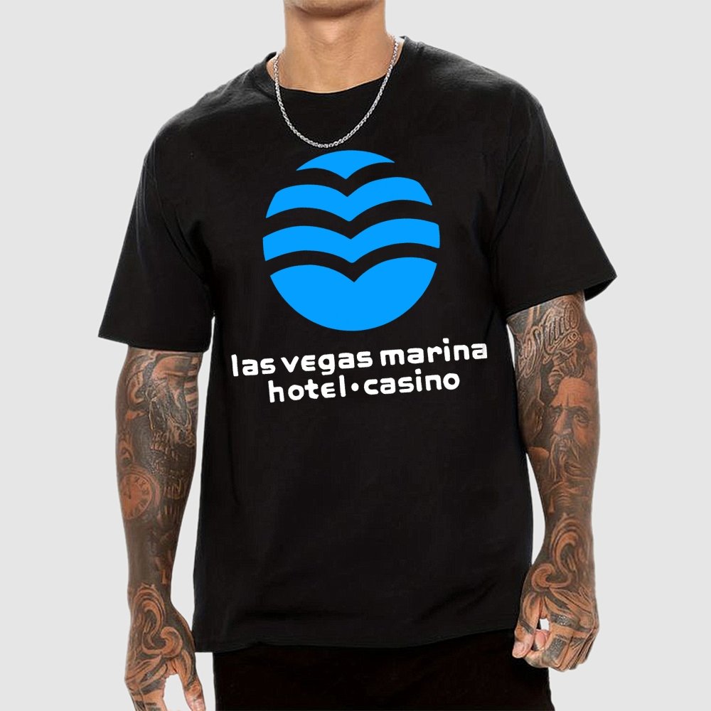 Marina Hotel & Casino - Vintage Las Vegas Unisex Geek T-Shirt