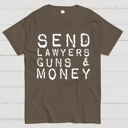 Send Lawyers Guns And Money Geek T-Shirt