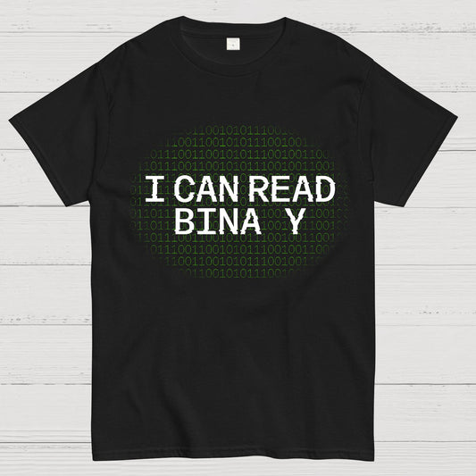 I Can Read Binary Geek T-Shirt