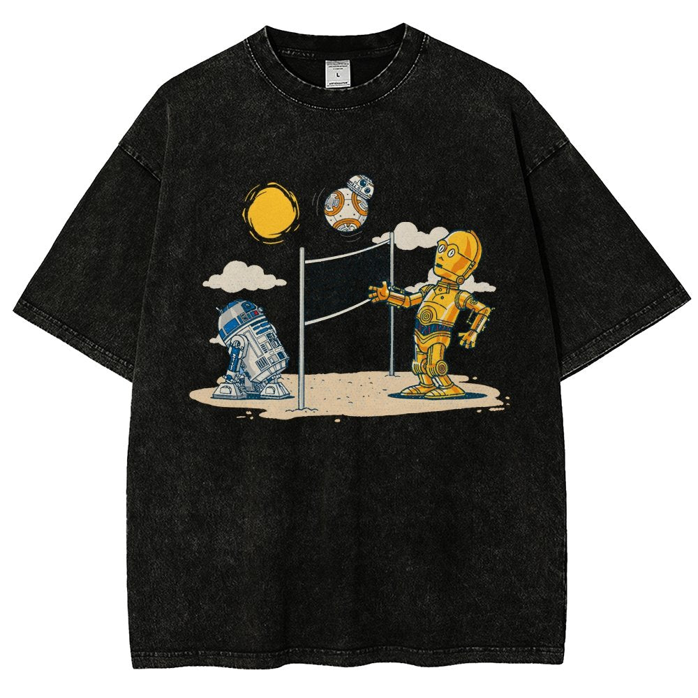 A New Serve Vintage Distressed T-shirt
