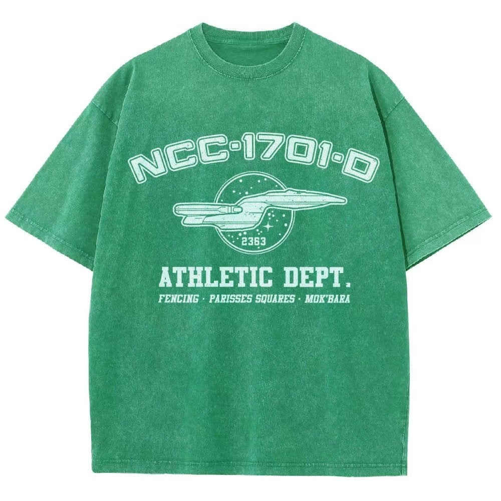 Space Athletic A New Generations Vintage Distressed T-shirt