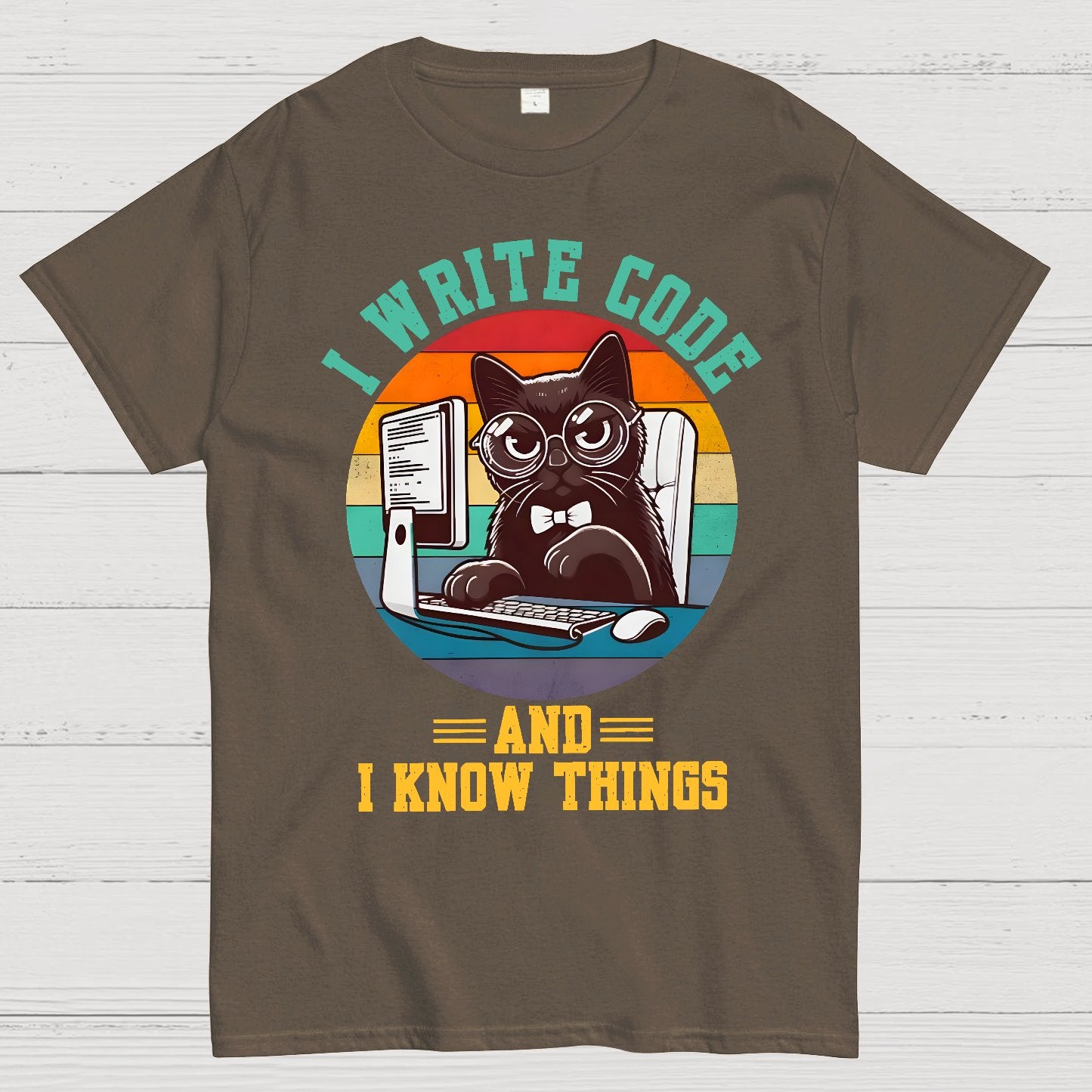 I Write Code And I Know Thing Geek T-Shirt