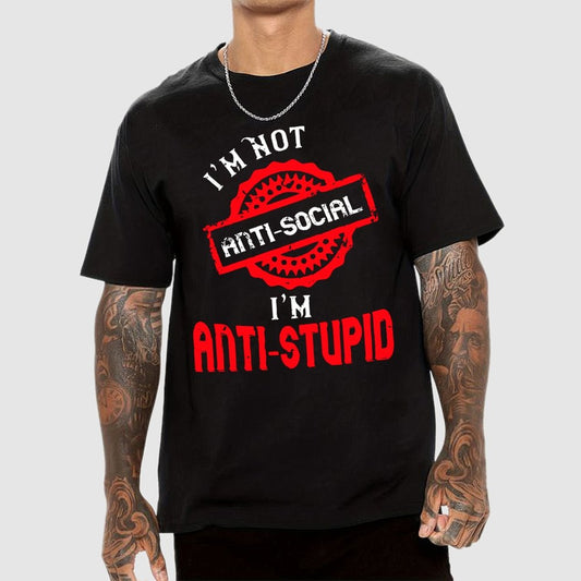 Anti-Stupid Geek T-Shirt