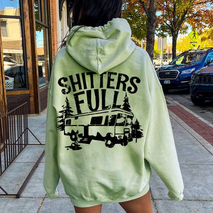 Shitters Full Printed Back Unisex Cotton Hoodie