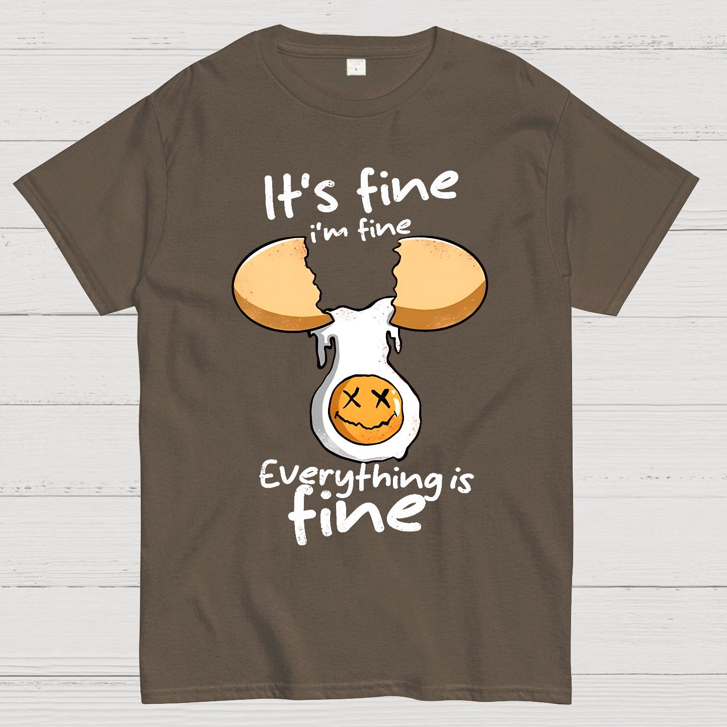Everything is Fine I'm Fine Geek T-Shirt