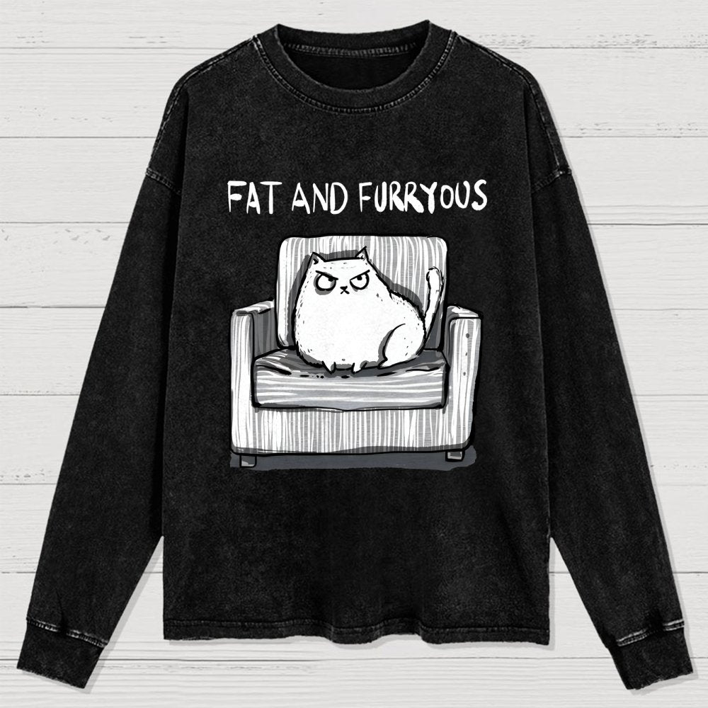 Fat And Furry Washed Long Sleeve Tee