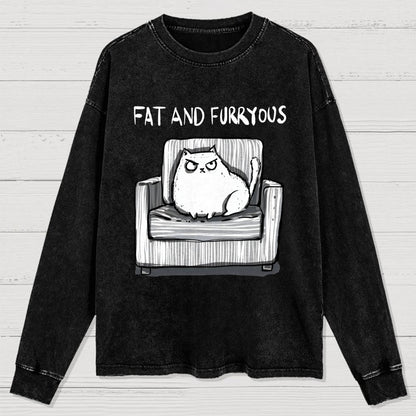 Fat And Furry Washed Long Sleeve Tee