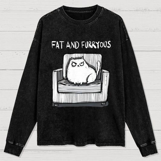 Fat And Furry Washed Long Sleeve Tee