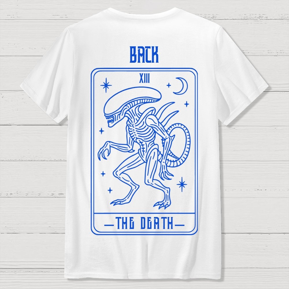 Mystery Tarot Front And Back Printing Geek T-Shirt
