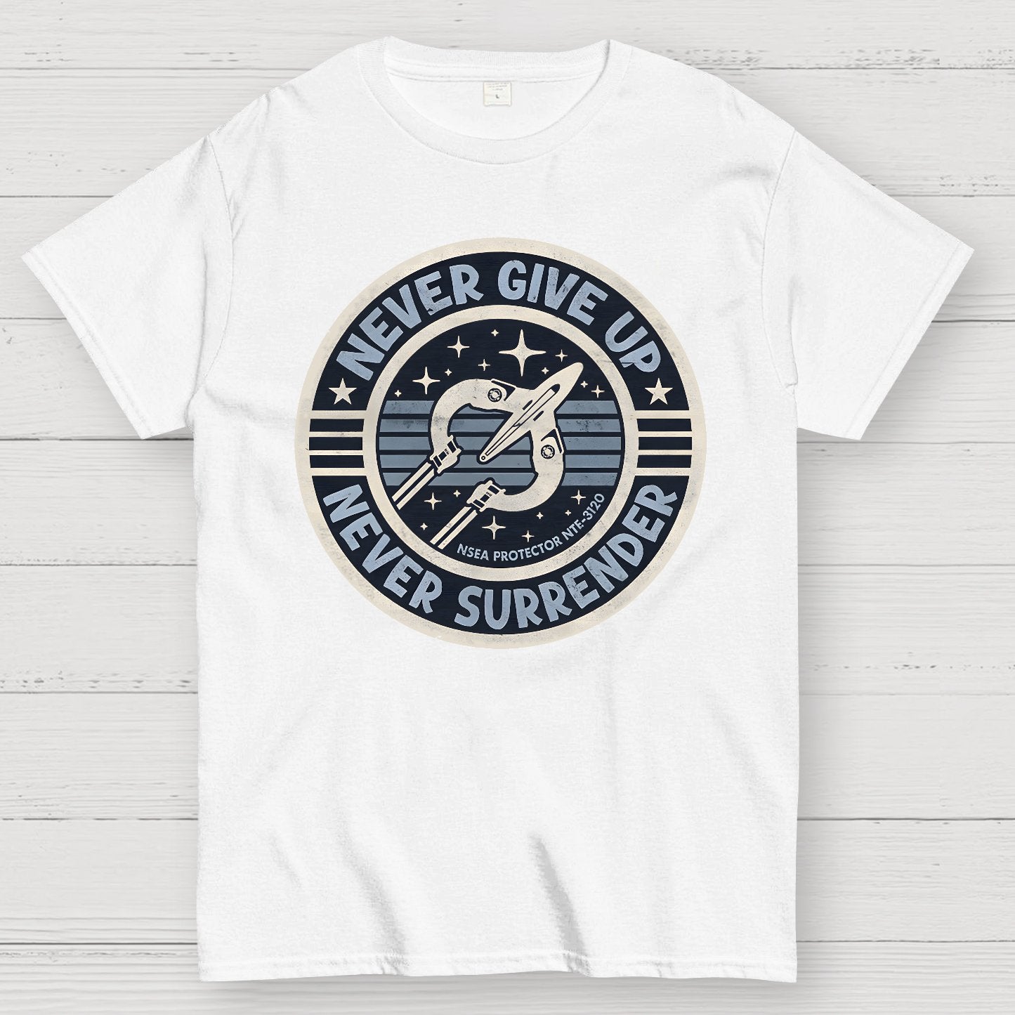 Never Give Up, Never Surrender! Geek T-Shirt