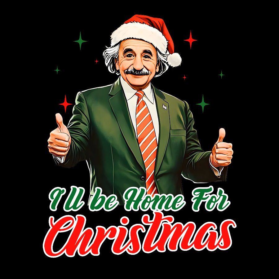 I'll Be Home For Christmas Geek T-Shirt