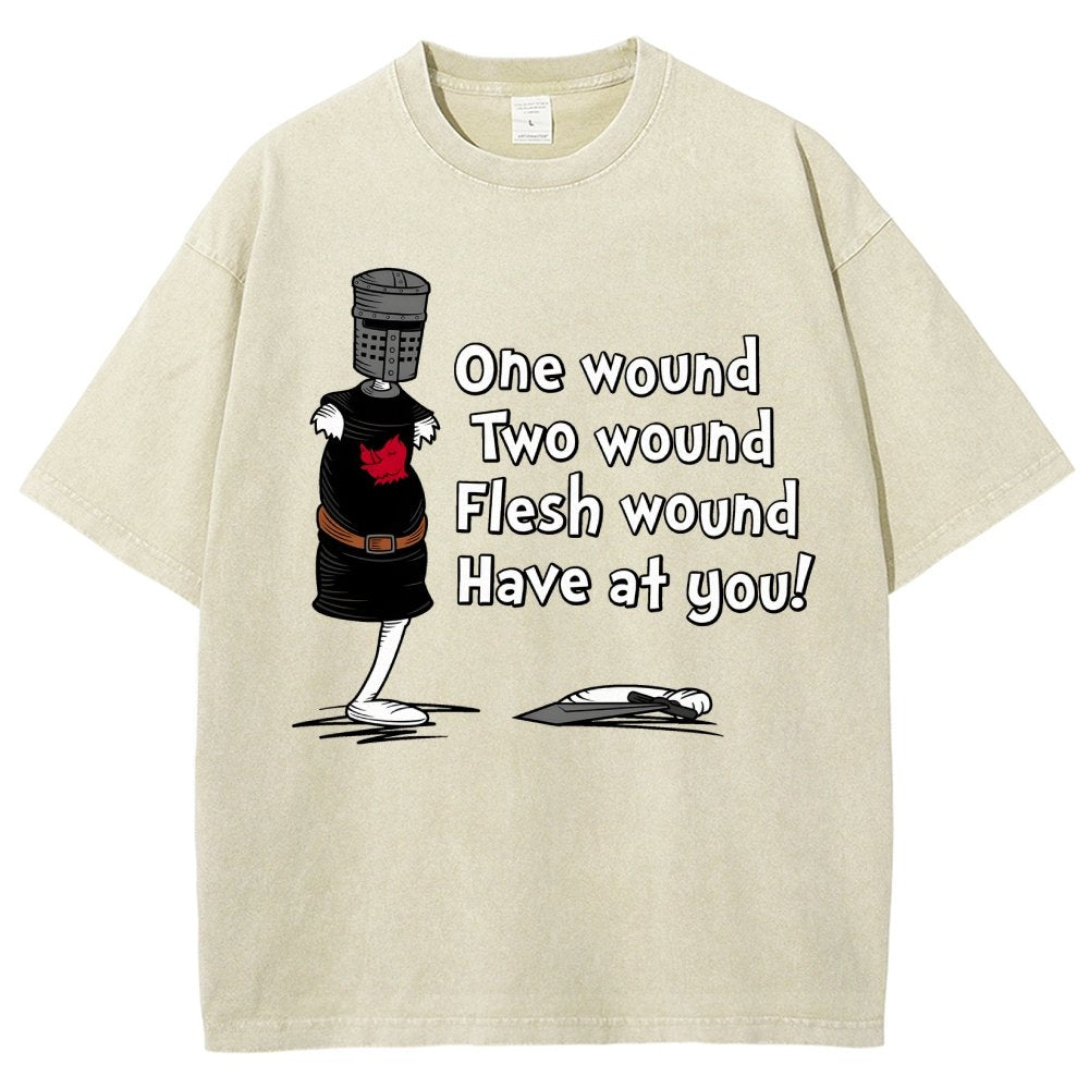 One Wound, Two Wound Essential Vintage Distressed T-shirt