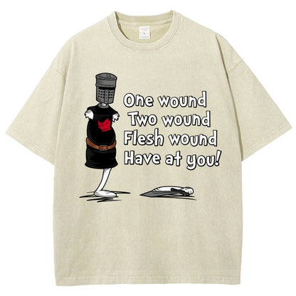 One Wound, Two Wound Essential Vintage Distressed T-shirt