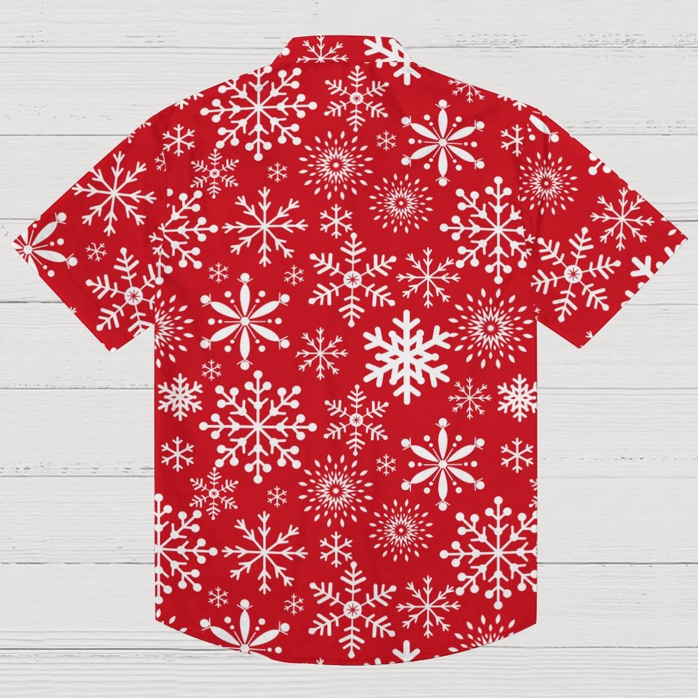 Christmas Snowflakes Pattern Geeky Shirt